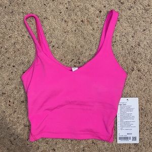 lululemon sonic pink align tank